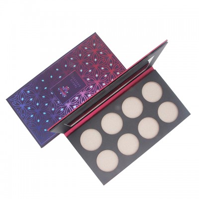 cardboard empty eyeshadow gradation purple magnetic make up palette custom eyeshadow makeup  palette