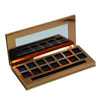 eye shadow palette magnetic makeup empty palette 14 square holes with mirror